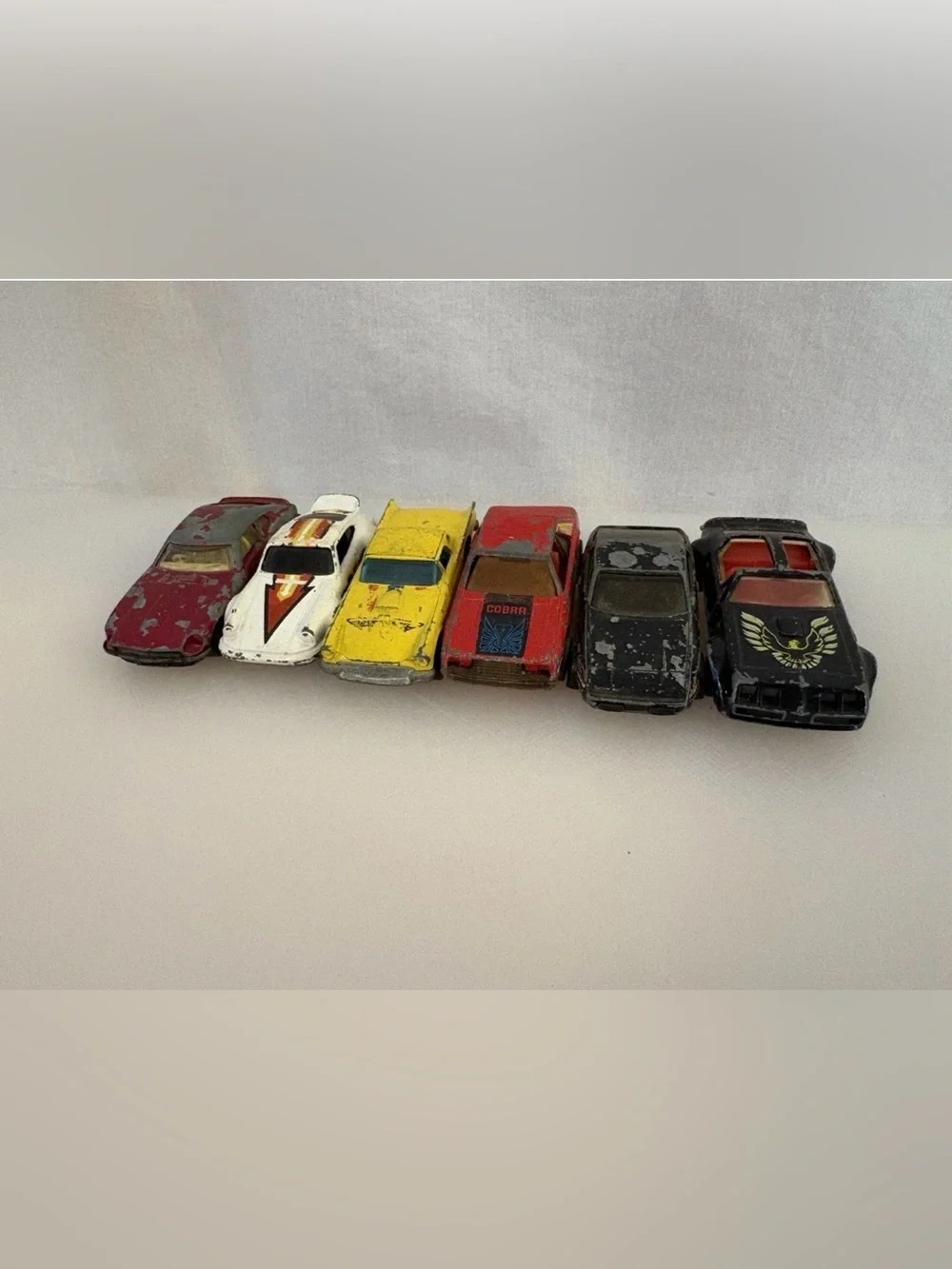Lot Of 6 Vintage 1970’s Die Cast Cars Hot Wheels And Matchbox Collectable